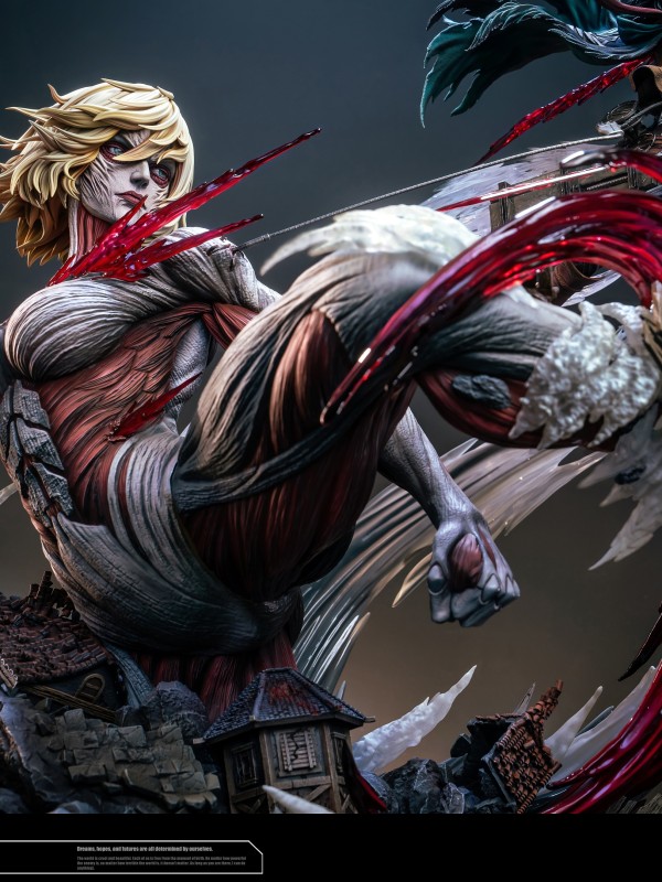Hertz Studio Attack on Titan Mikasa Ackerman vs The Female Titan Hot Sexy 1/6 Statue